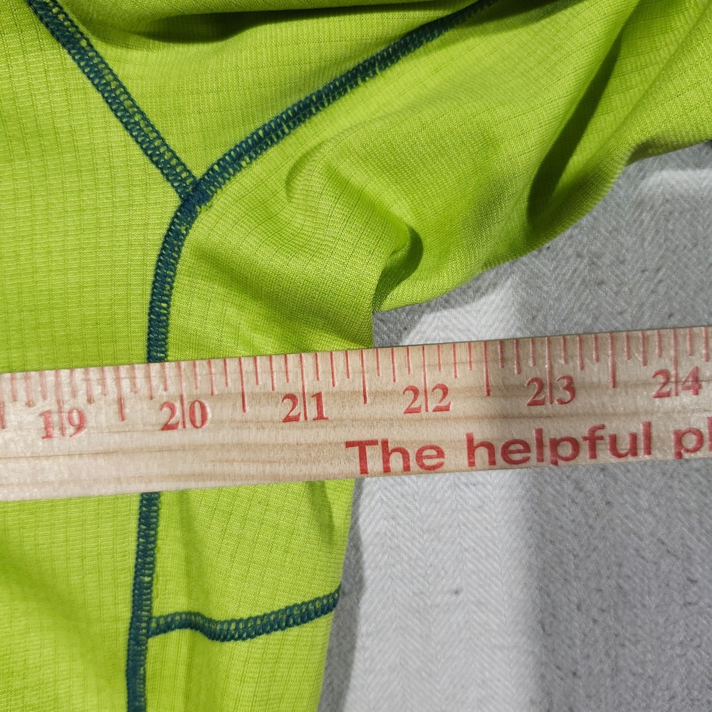 Patagonia Capilene Midweight Baselayer Men L Polartec 1/4 Zip Lime Green XL Asia - Picture 8 of 12